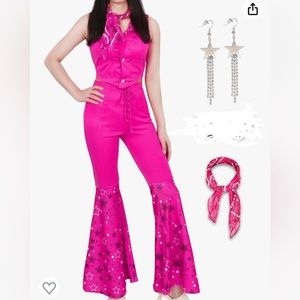 Barbie costume, outfit, scarf, earrings